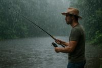 Leia mais sobre o artigo Pescar em Dias de Chuva: Vale a Pena ou Melhor Esperar?